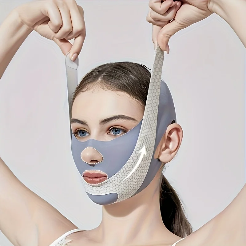 Sleep Face V Shaper Bandage - Facial Slimming Lift Reduce Double Chin Relaxation Band