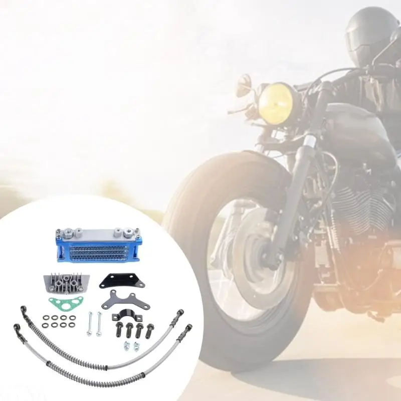 G7NA Dirt Pit Bike Modifikation Ölkühler Einfache Installation Universal für 50 70 90 110 125 140CC Kühler Motor – Detail 5