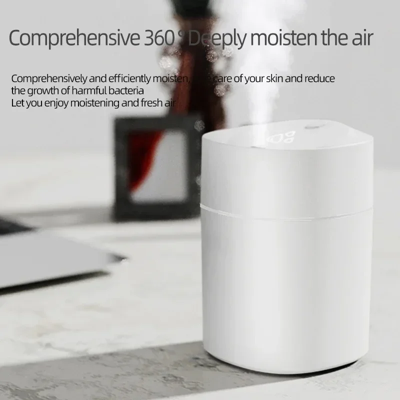 MistCave Mini Humidifier | USB Aroma Diffuser for Home/Car | 28dB Ultra-Quiet Ultrasonic Room freshener Hotel scent fragrance