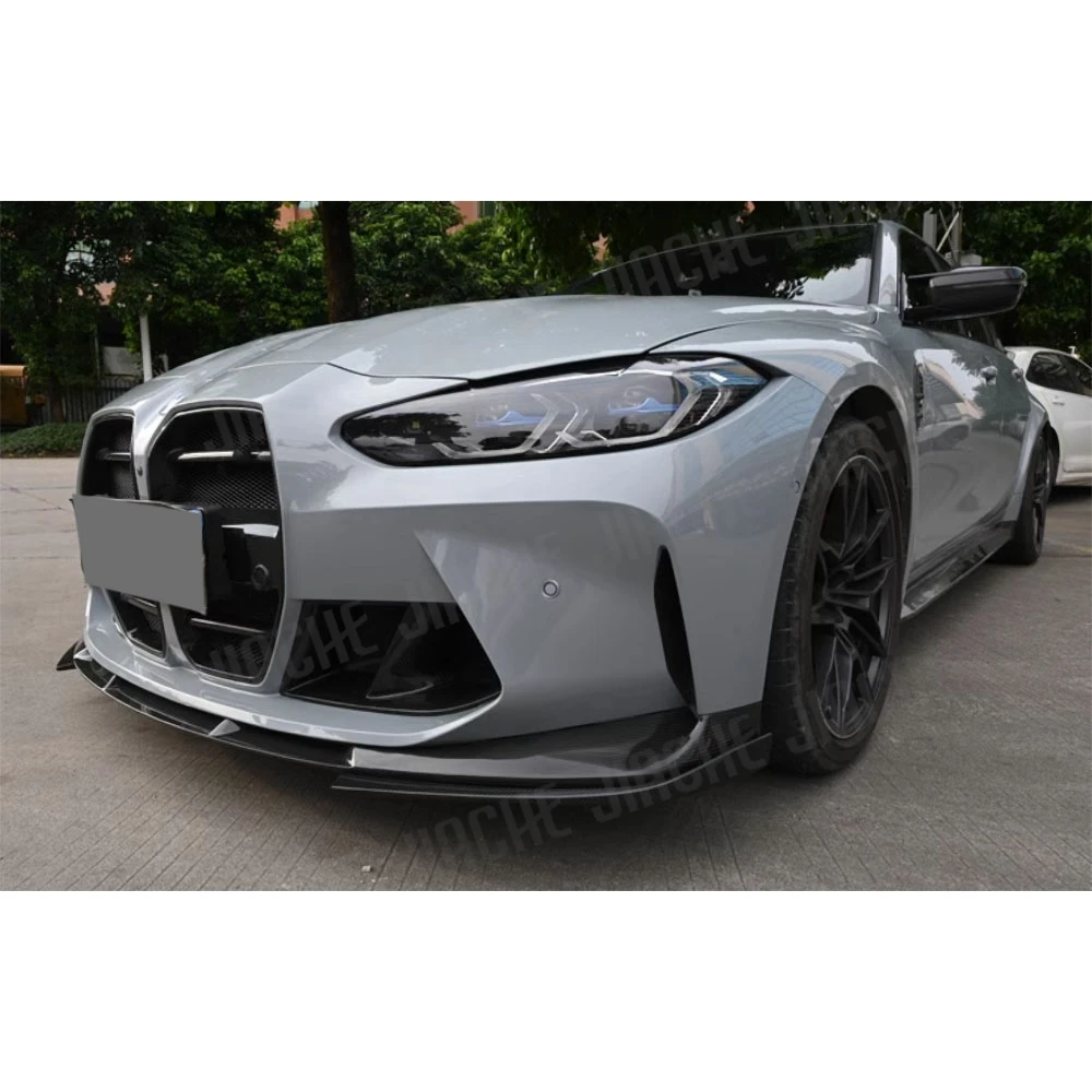 Dry Carbon Fiber Car Side Skirts For BMW G80 M3 Sedan 4 Door 2021+ Extension Car Styling Body Kits FRP Bodykits Decoration