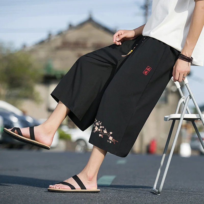 Men's New Summer Shorts Casual Wide Loose Men's Sports Latest Model Balloon Pants Plus Size