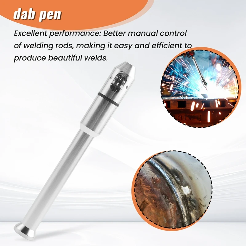 

Держатель электродов для TIG-сварки (фидер) 1/32-1/8 дюйма, инструмент для TIG-сварки TP-01, серебристый металл, 1 шт.