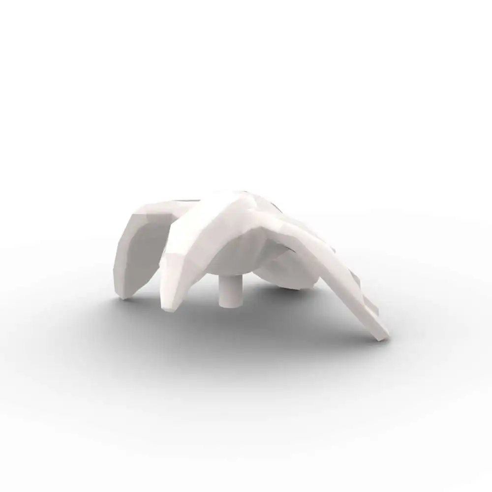 Moc 10 pçs 13665 chapelaria animais tijolo pluma pássaro corvo clássico adaptativo bloco de construção brinquedos adultos meninos presentes do dia especial