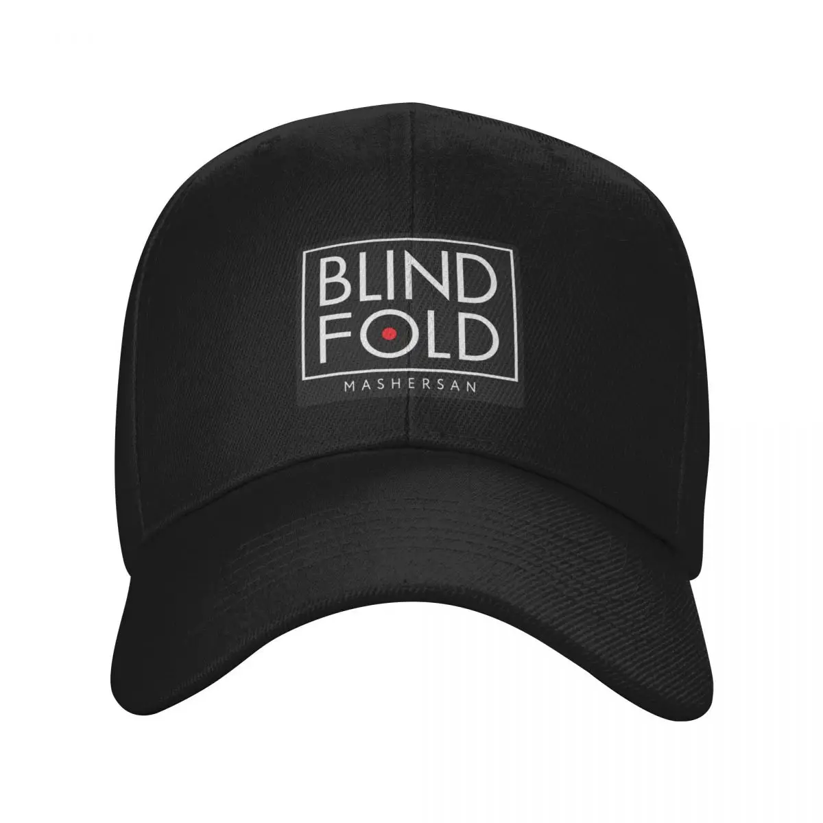 

Blindfold Logo Mashersan comisc Baseball Cap Big Size Hat Golf Hats Man Women's