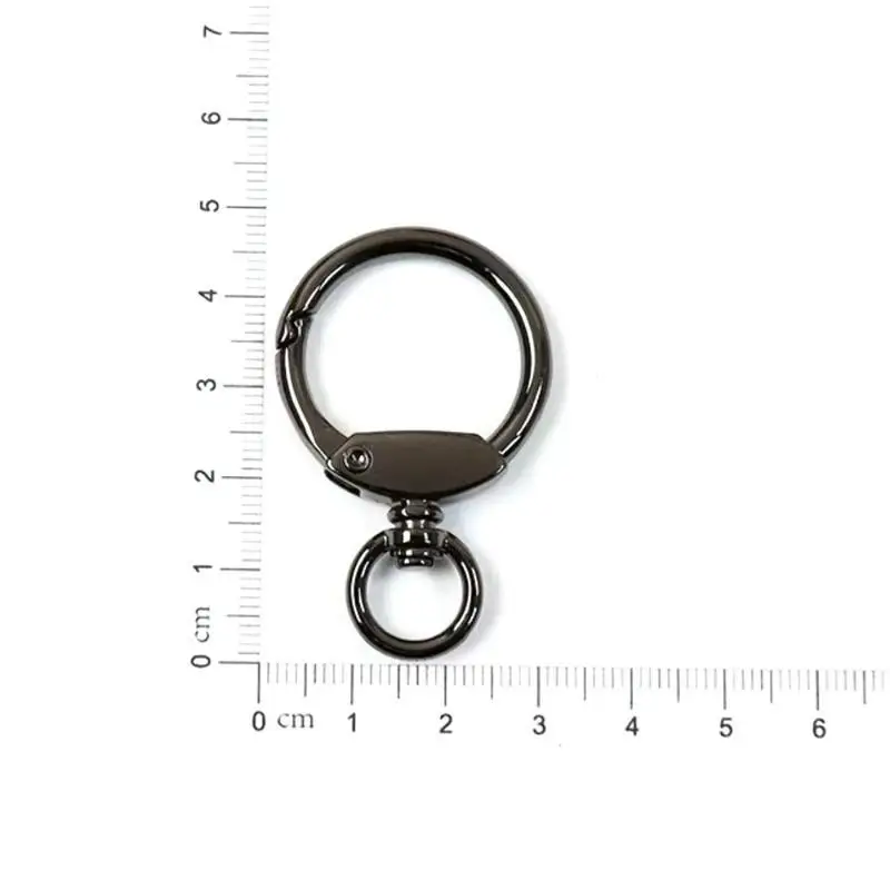 Swivel Clasps Keychain, Key Ring Holder With Spring Open Ring For Home Car Keys Backpack Organization Men's Keychain
