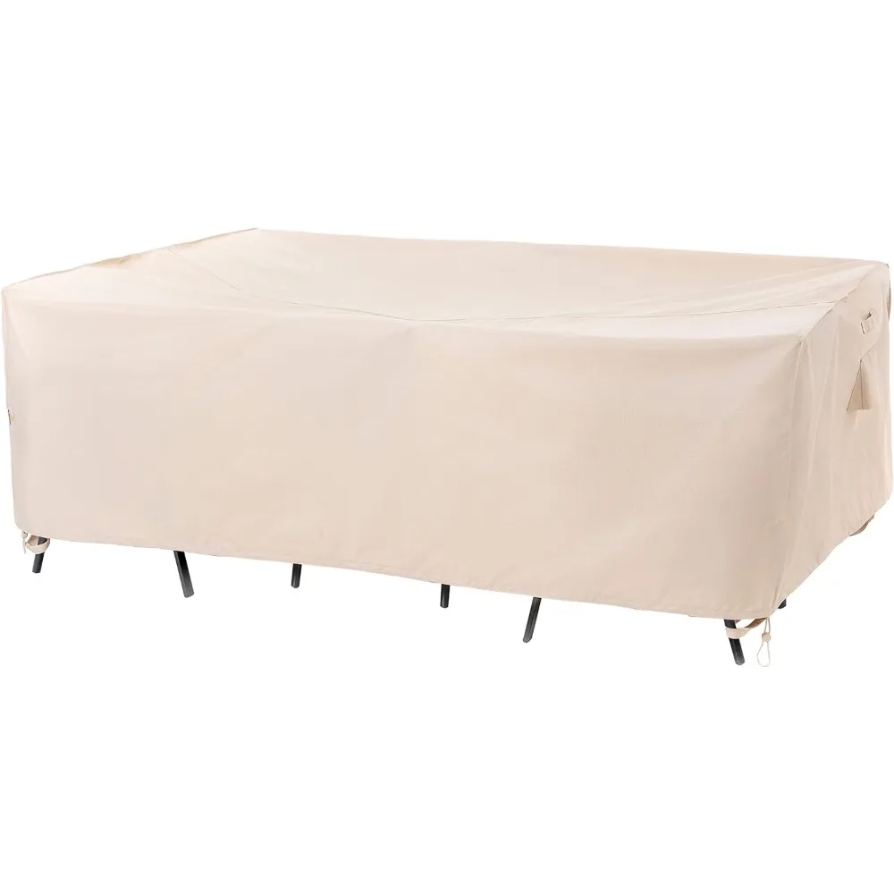 

Водонепроницаемый, устойчивый к УФ-излучению, сверхпрочный чехол для садовой мебели из рипстопа, очень большой, 140x86, доставка по США