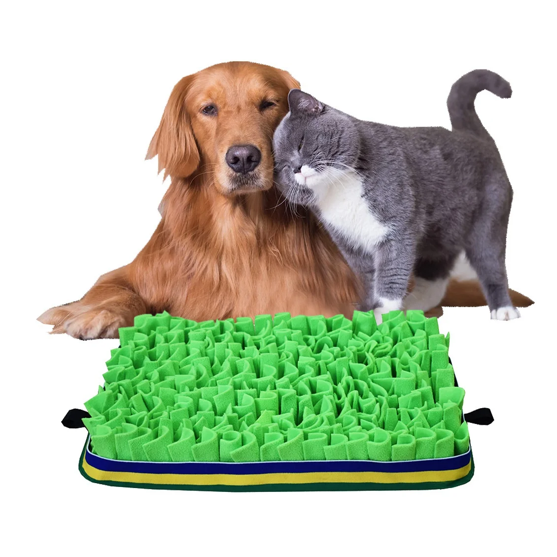 Dog Snuffle Mat for Feeding, Hunting, Foraging Playful Food and Treat Surface & Small, Medium, Large Breed Pets