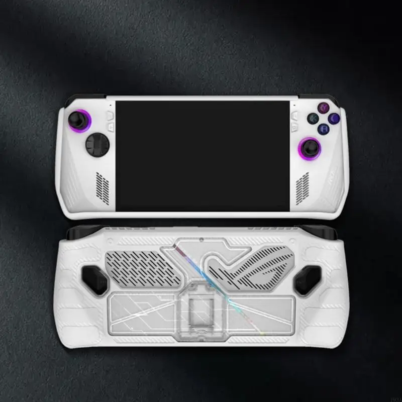 Shipection Shells Shells Silicone Rubber Case с подставкой для консоли игры ROG 193A