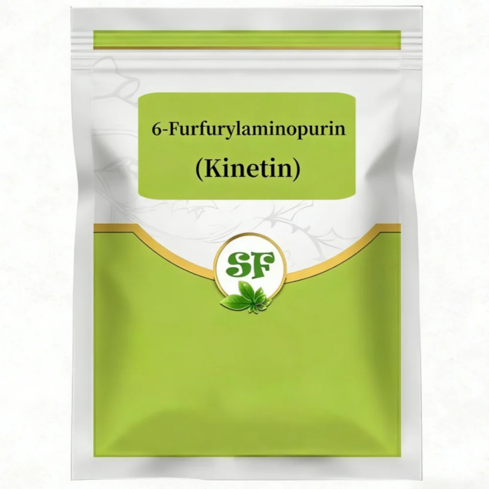 

99% Kinetin - 99% Tc 6-Furfurylaminopurin(6-KT) Powder Cas 525-79-1 Free Shipping