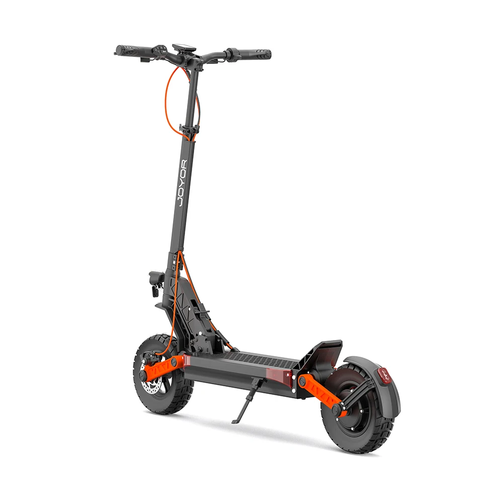 JOYOR S8 Volwassen Elektrische Scooter 600W Motor 90km Lange Afstand 48km/u Max Snelheid 48V 26Ah Batterij 10" All Terrain Off-Road Banden Dubbele Vering Stadsvervoer Snelle E-scooter Dubbele