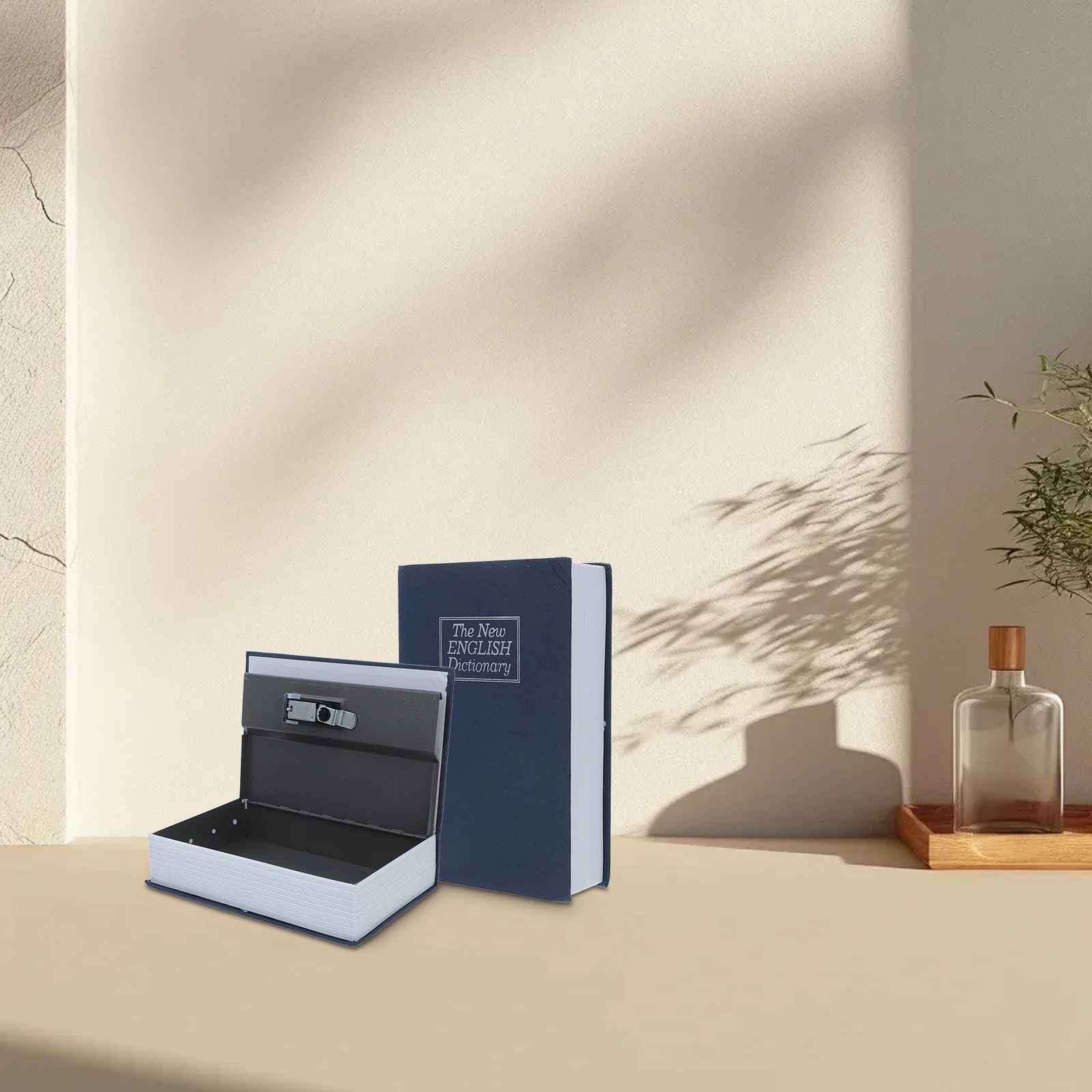 Book Safe Money Personal Lock Boxes for Items Hidden College Dorm Safes Room Locked Diary Combination