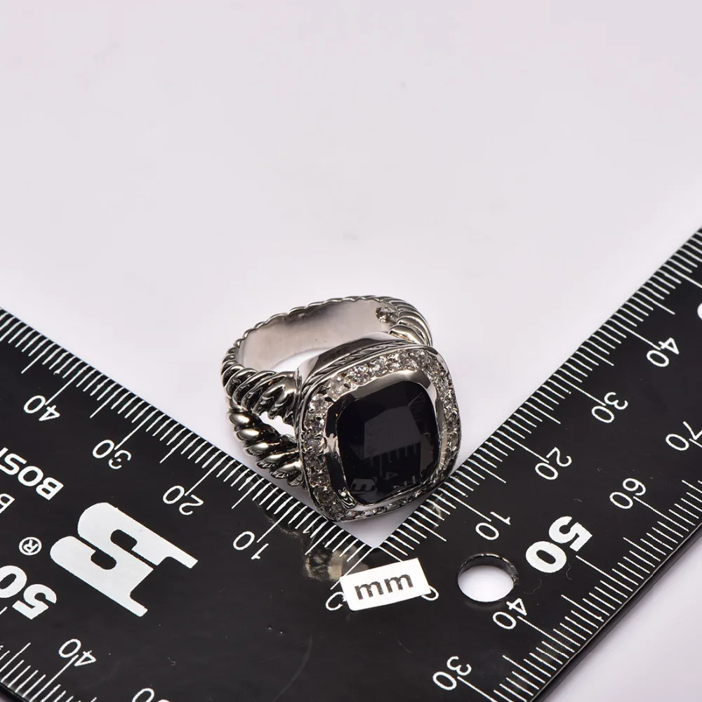Hot Sale Morganite 925 Sterling Silver High Quantity Ring For Men and Women Fashion Jewelry Party Gift Size 6 7 8 9 10 F1461