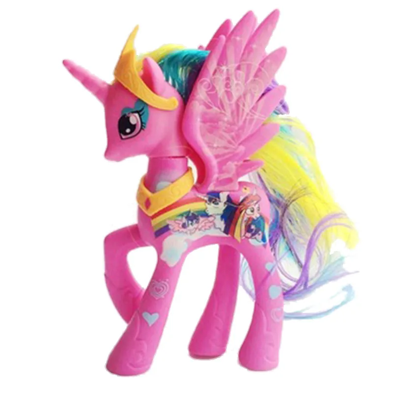 14 Cm Original My Little Pony Action Figure Model Cartoon Anime Doll Cake Decoration Girls Collecting Classic Toys Kids Gifts