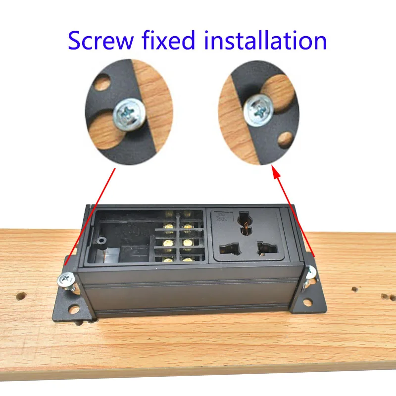 PDU power board network cabinet rack wall desktop bottom 1-9AC10 A universal socket with junction box wireless socket