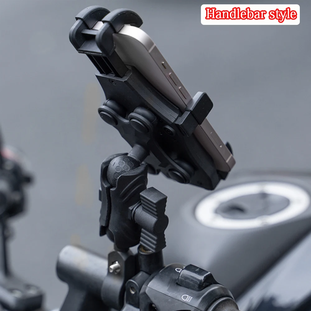 New Shockproof Shock Absorber Motorcycle Mobile Phone Holder For CB400 CB500X CB650F cb600 CB750 CB1000 CB1100 Stand Rotatable