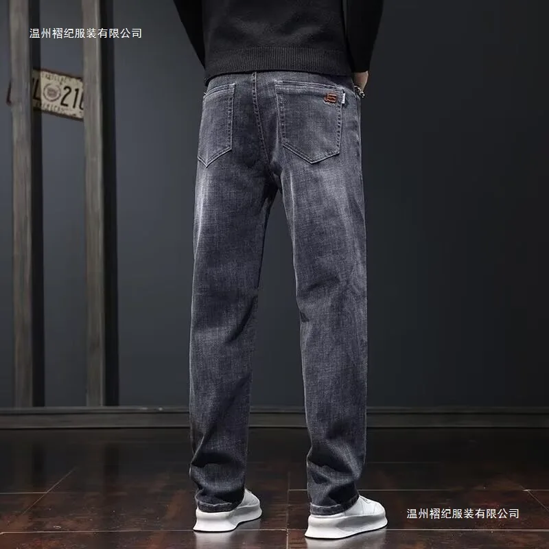 ملابس للرجال سراويل شتوية Pantalones Hombre ملابس الشارع الشهير Y2K ملابس جينز للرجال جينز فضفاض جينز رجالي جينز رجالي أوم جينز