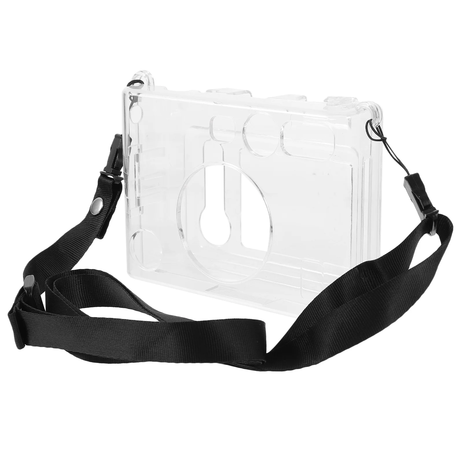 

Clear Case Protective Bag for Instant Camera Scratch Resistant Shockproof Transparent Design Easy Access Portable Cover with