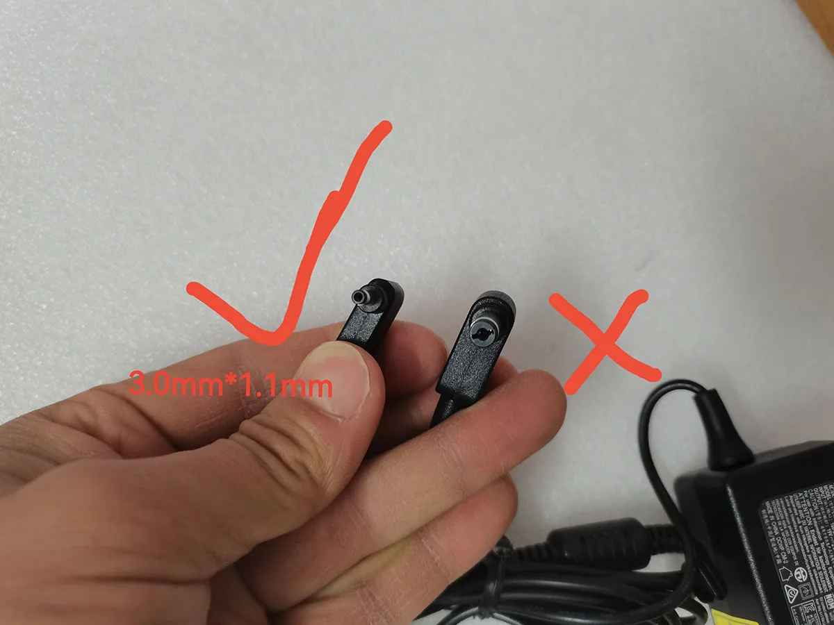 جديد OEM 19 فولت 2.37A 3.0 مللي متر * 1.1 مللي متر 45 واط محول التيار المتردد ADP-45FE F لأجهزة الكمبيوتر المحمول أيسر أسباير 5 N20C5 A515-56-3759