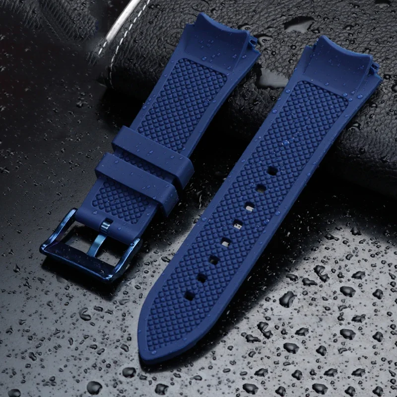 For Guess W0247G3 W0040G3 W0040G7 watches band brand sport watch strap Rubber watchband 22mm Blue black Silicone Rubber bracelet