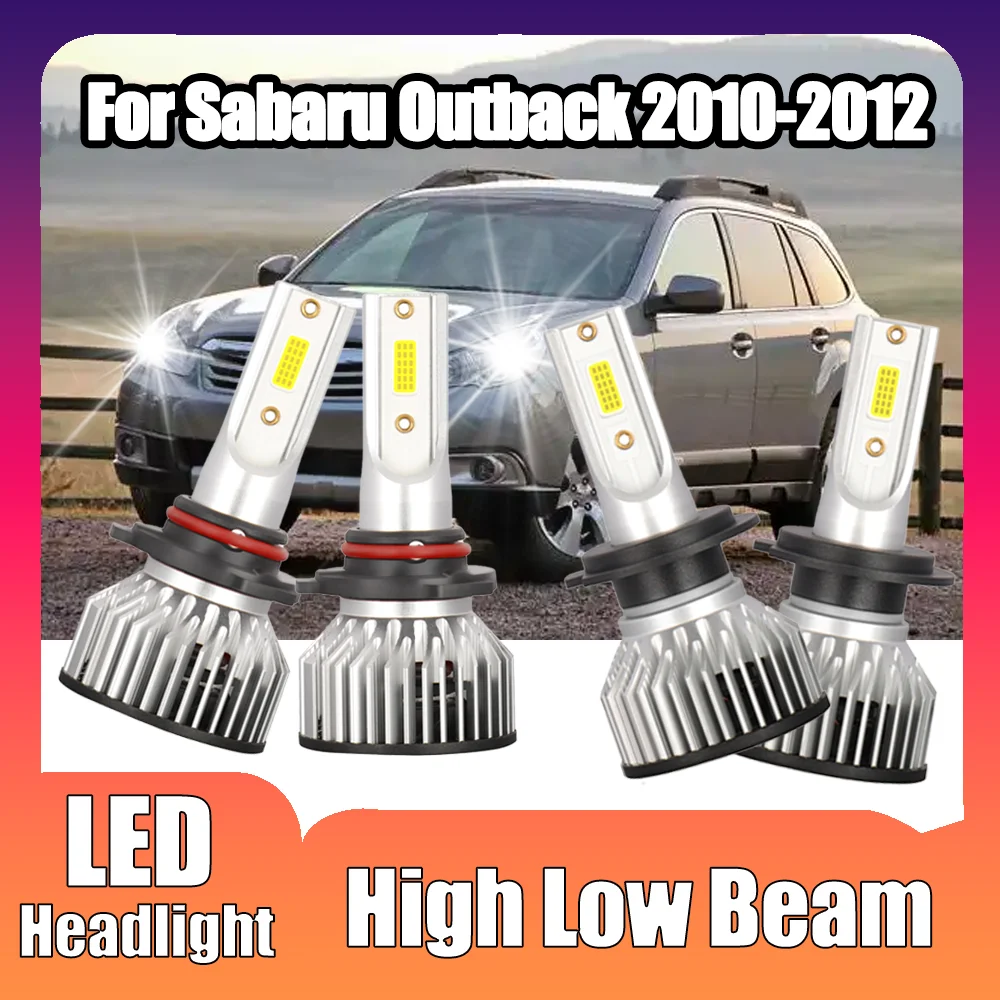 

Car LED Headlight Bulbs H7 9005 Canbus No error 12V 6000K White Turbo HeadLamp Plug and Play For Sabaru Outback 2010 2011 2012