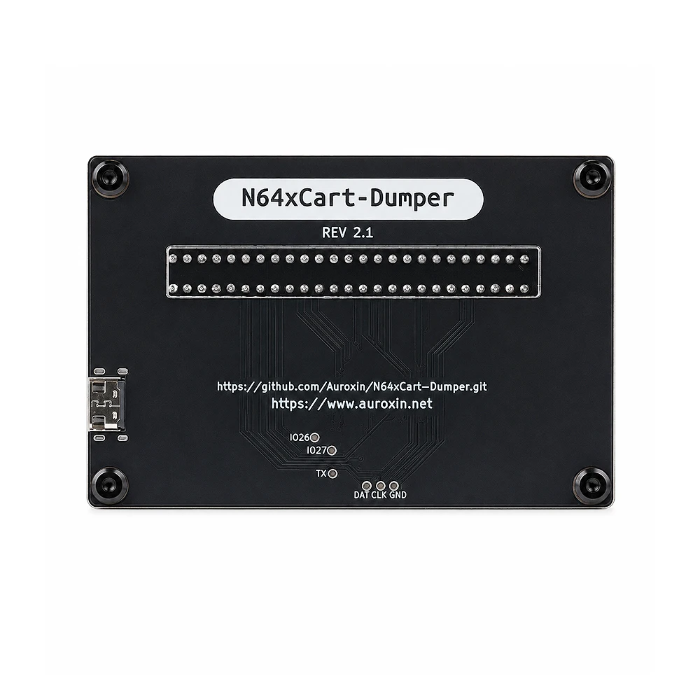 Auroxin Rev2.1 N64xCart USB-C Cartridge Dumper ROM & Save Backup Tool für Nintendo 64 Retro-Spiele-Cart EEPROM SRAM FlashRAM – Detail 3