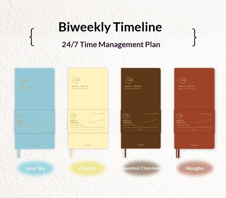 Kinbor Wochenplaner, Notizbuch, unbedingt erforderlich, Agenda, Zeitplan, täglich, monatlich, Tagebuch, Buch, tragbar, Rekord, Tagebuch, Plan, Notizblock, Schreibwaren – Detail 8