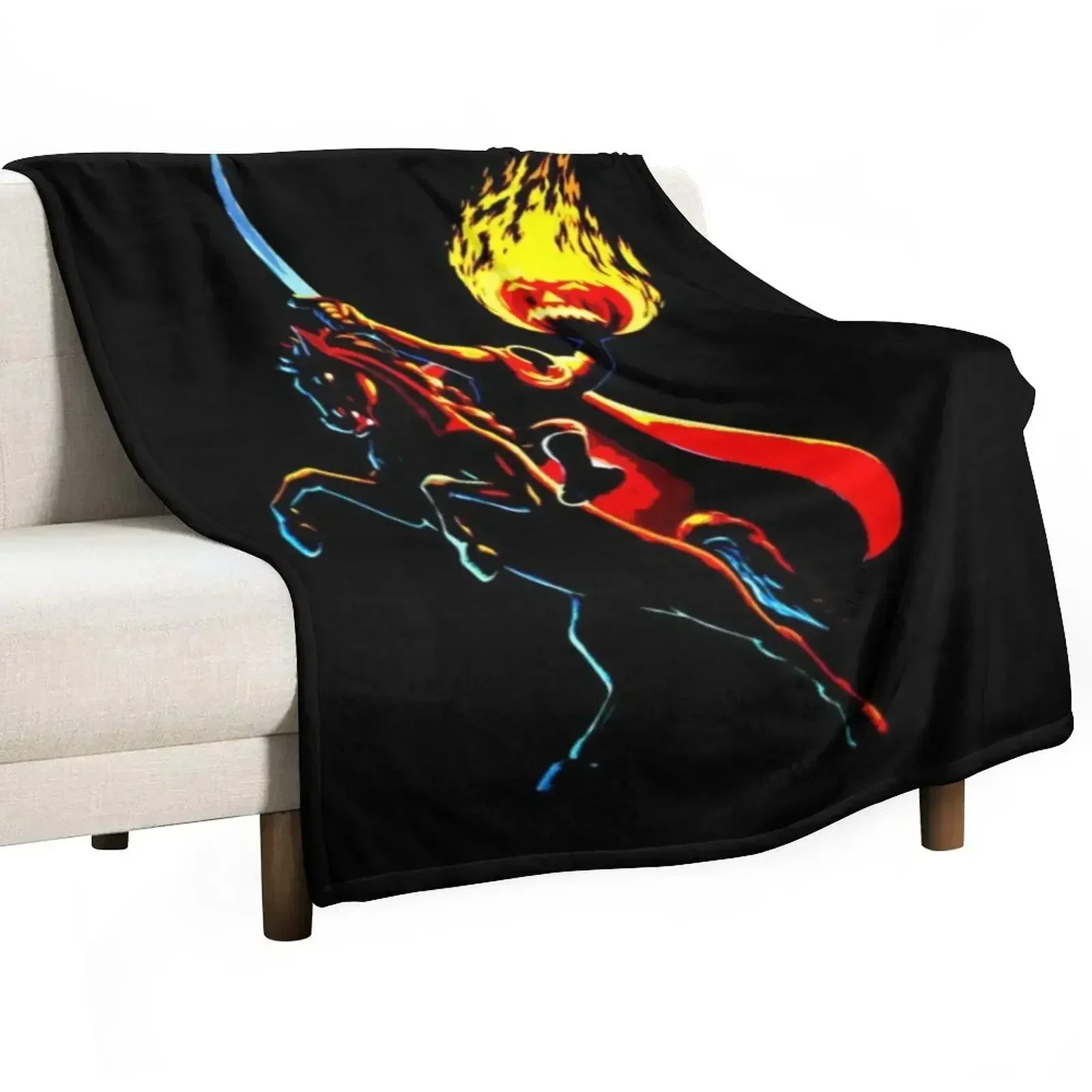 Halloween Headless Horseman 15 Throw Blanket Picnic Blankets For Baby Blankets