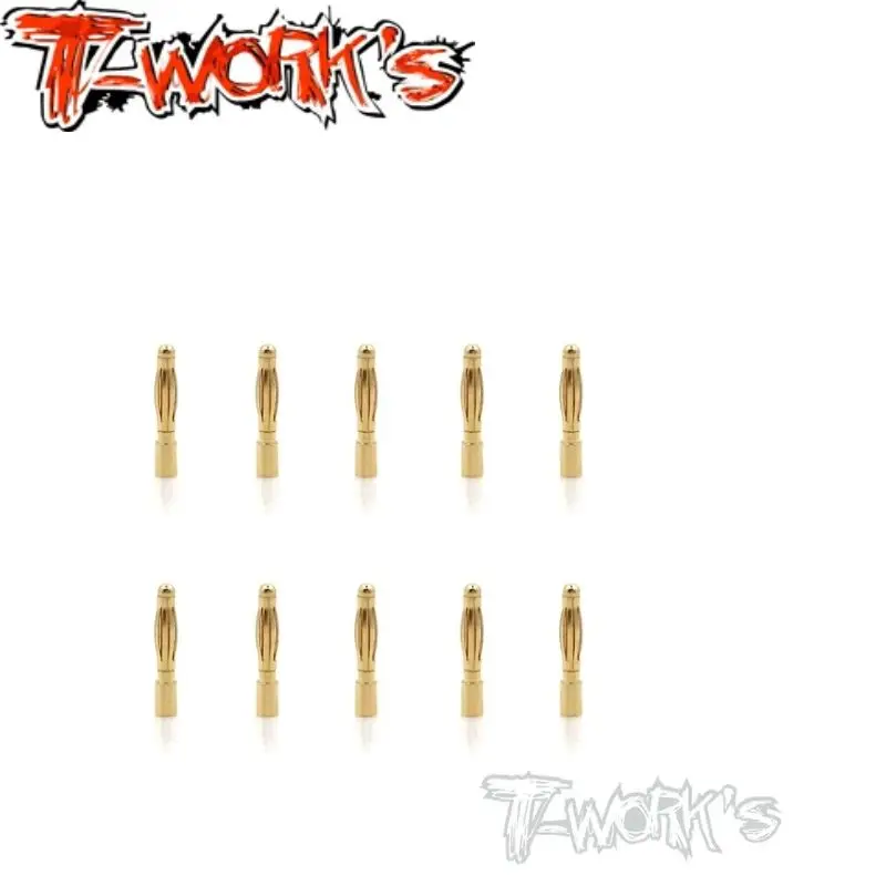 

Original T works EA-028-2M-10 2mm Male Battery Connector ( 10pcs. ) Rc part