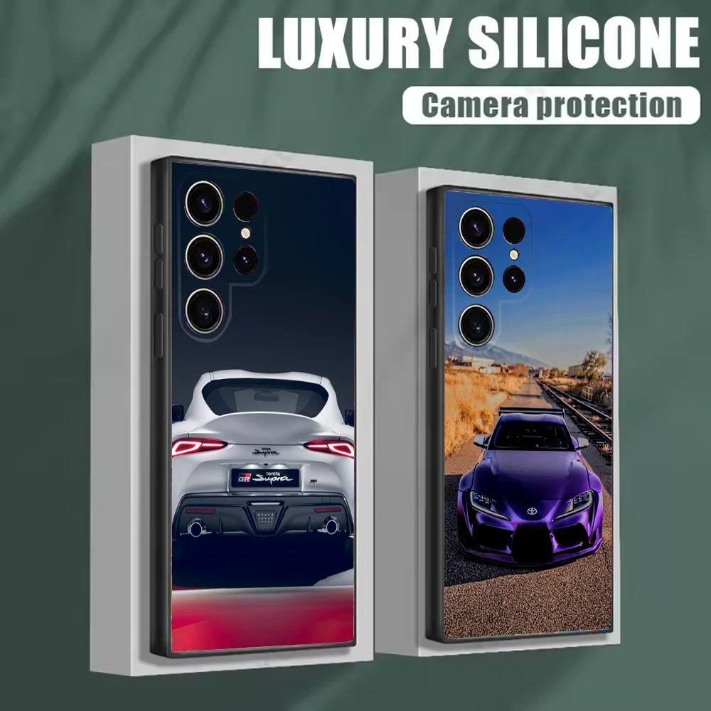 

Cool Car T-ToyotaS GR S-Supra Phone Case For Samsung S25,S24,S21,S22,S23,S30,Ultra,S20,Plus,Fe,Lite,Note,10 Black Soft Shell