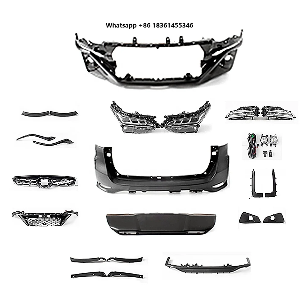 Exterior Car Accessories Body Kit Facelift Conversion  for  Fortuner 2015 Upgrade to 2021
