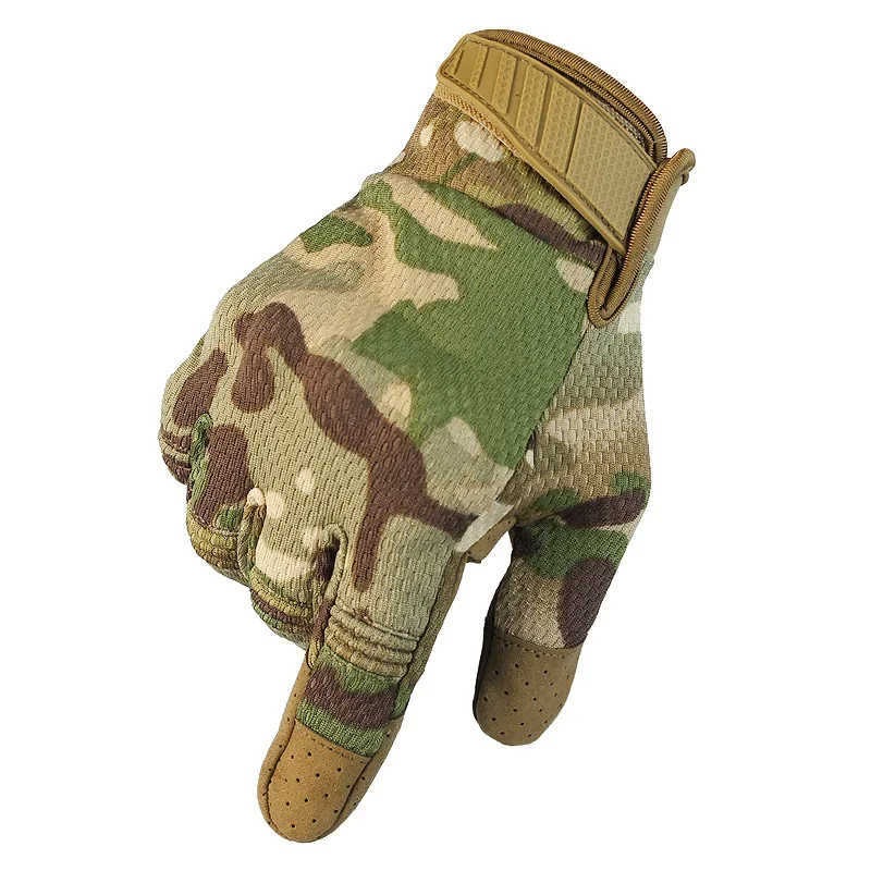 Tactical Gloves Airsoft Shooting Touch Screen Gloves Men Motorcycle Riding Cycling Paintball Camo Full Finger Gloves