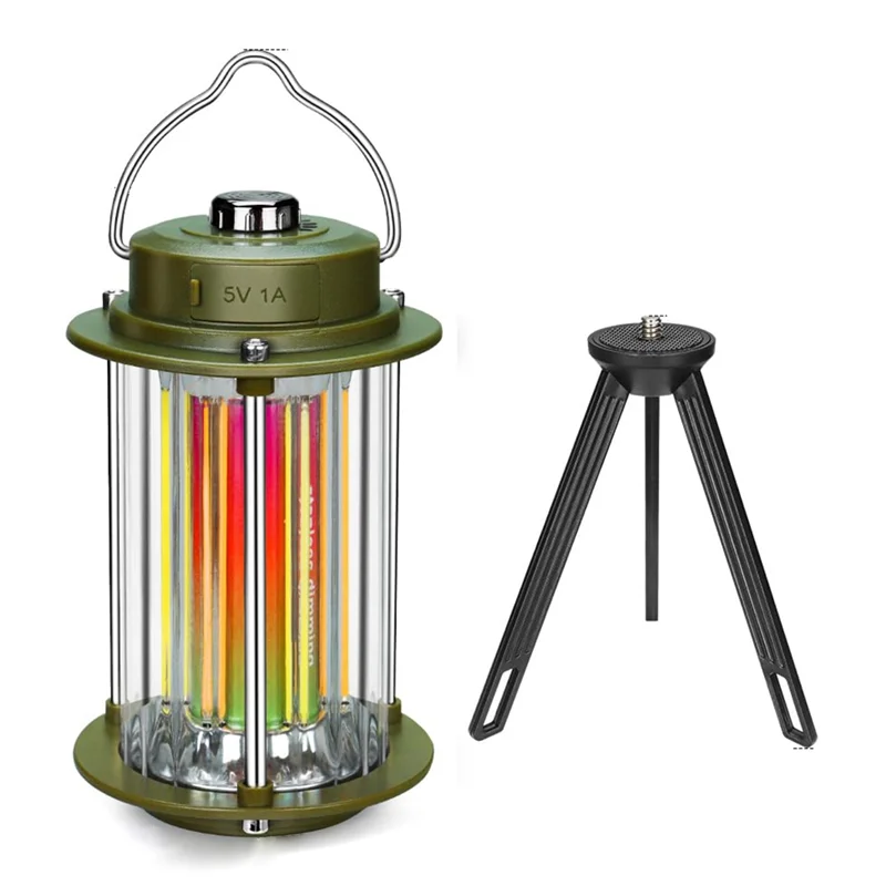 [NEW A09R!】 Lantern USB Rechargeable Flashlight Handheld Portable LED Light 3 Color Light Source Outdoor Waterproof Camping