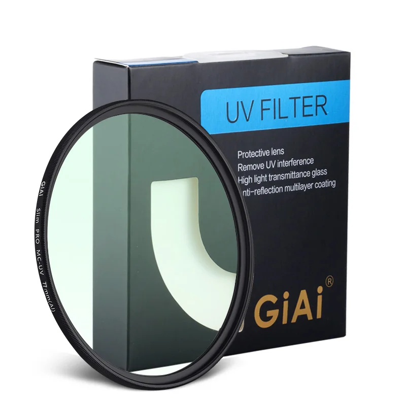 

GiAi Uv Filter Film 67mm 77mm 58mm 82mm 49mm 52mm 55mm 62mm 72mm 37mm 43mm 46mm 40.5mm Filtro Uv For Sony Canon