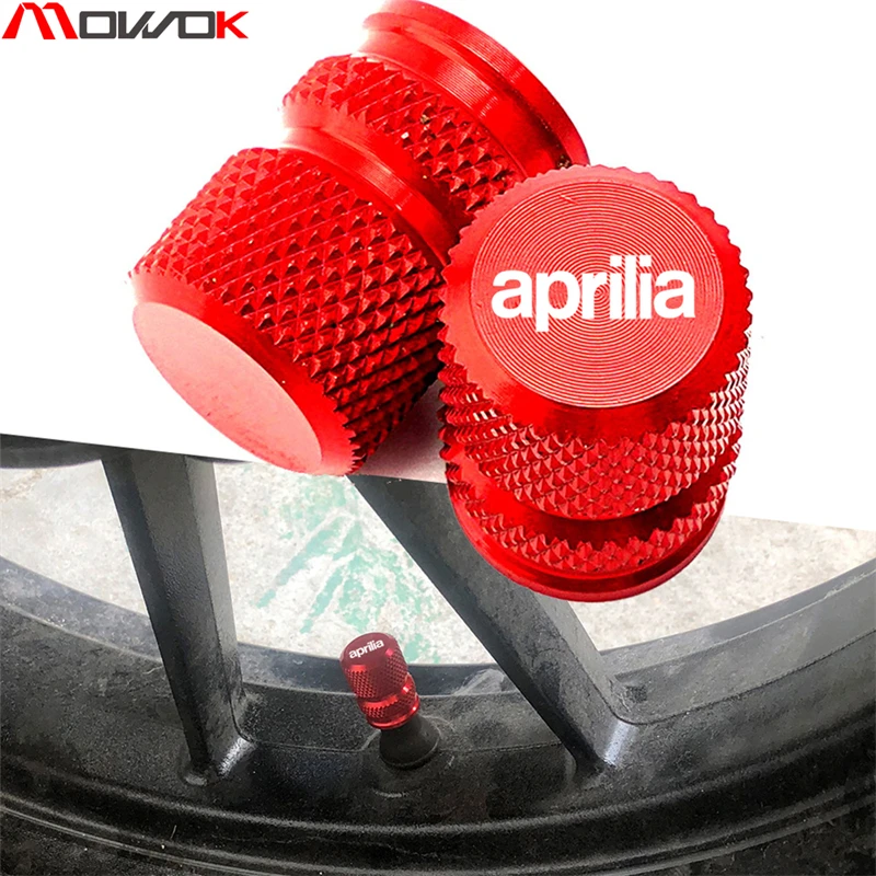 

For Aprilia RSV4 RSV1000/R Caponord 1200 Dorsoduro 750 Shiver Tuono 1000 Motorcycle CNC Tire Valve Air Port Stem Cover Cap Plug