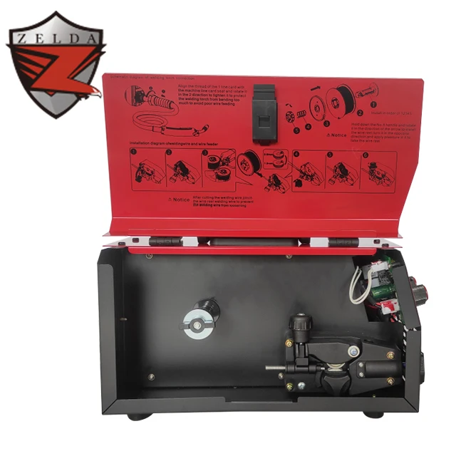 Multifunction 2 in 1 flux core welding machine portable 160a gasless mig welder