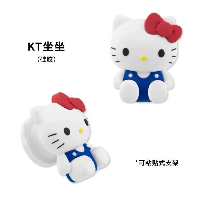 

Sanrio Hello Kitty My Melody Anime Kawaii Mobile Phone Stand Holder Kuromi Cute Cartoon Ins Fashion Phone Sticker Gifts Toys