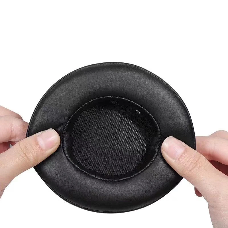 100mm イヤーパッド ユニバーサル ヘッドフォン クッション 交換部品 ヘッドセット アクセサリー ブラック 快適