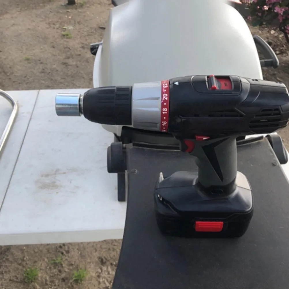 

2Pcs Jack Socket Drill Adapter Scissor Jack Accessory for Rv Trailer Camper Stabilizer Leveling Jacks Power Drill Compatible