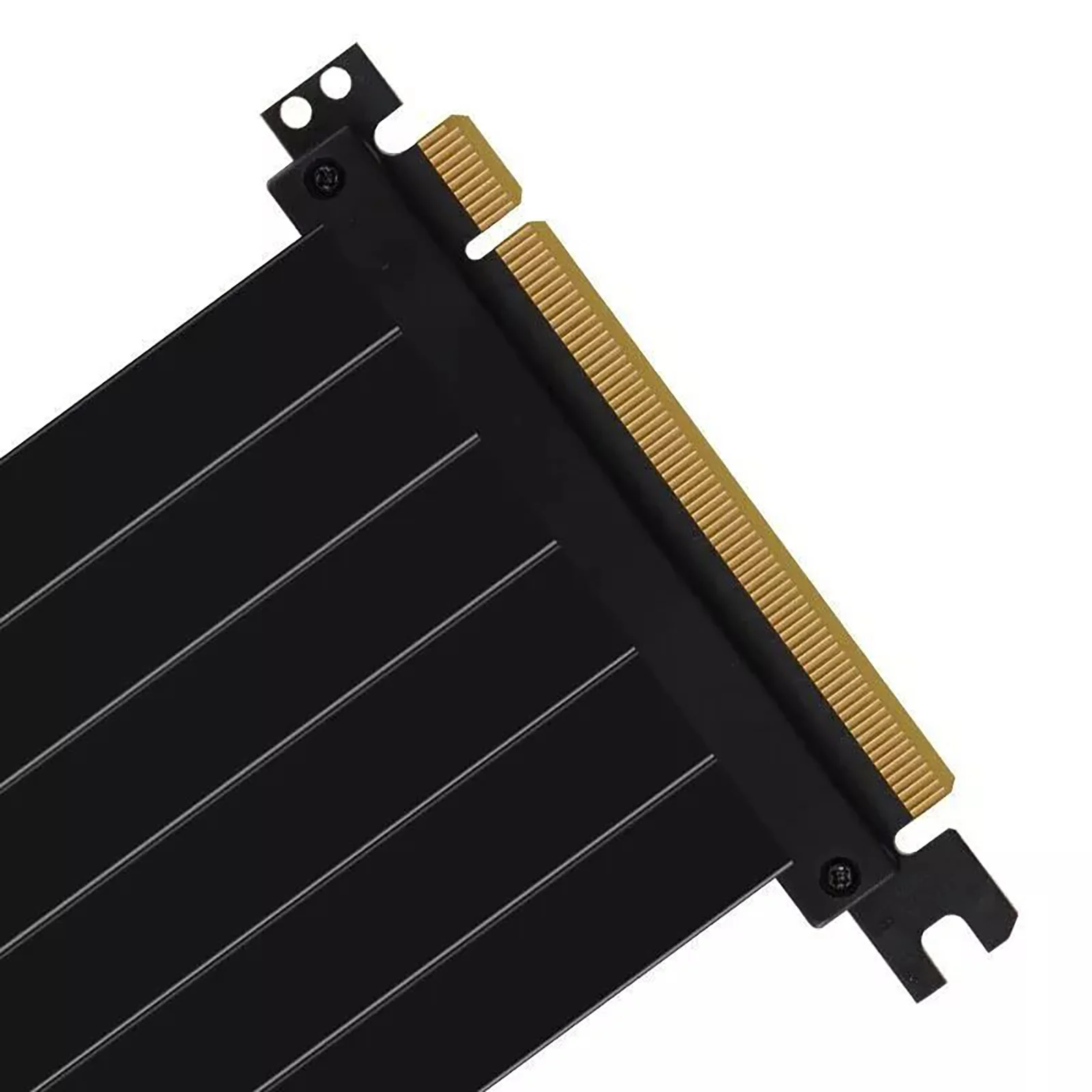 PCIe 3.0 16X kabel ekstensi GPU, kartu grafis 90 derajat PCI Express X16 Riser Card Adapter Extender Pci-e kabel fleksibel