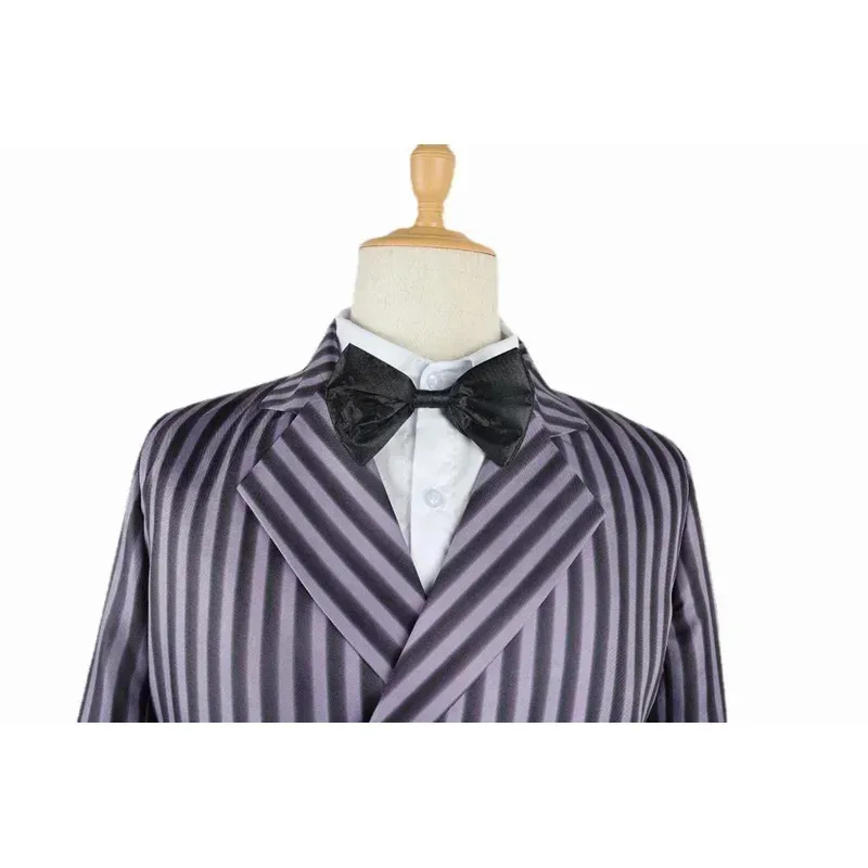 Mittwoch Addams Kostüm Langarm Herren Anzug Party Uniform Gomez Cosplay Outfits Familienbälle Halloween Papas Kostüme COS
