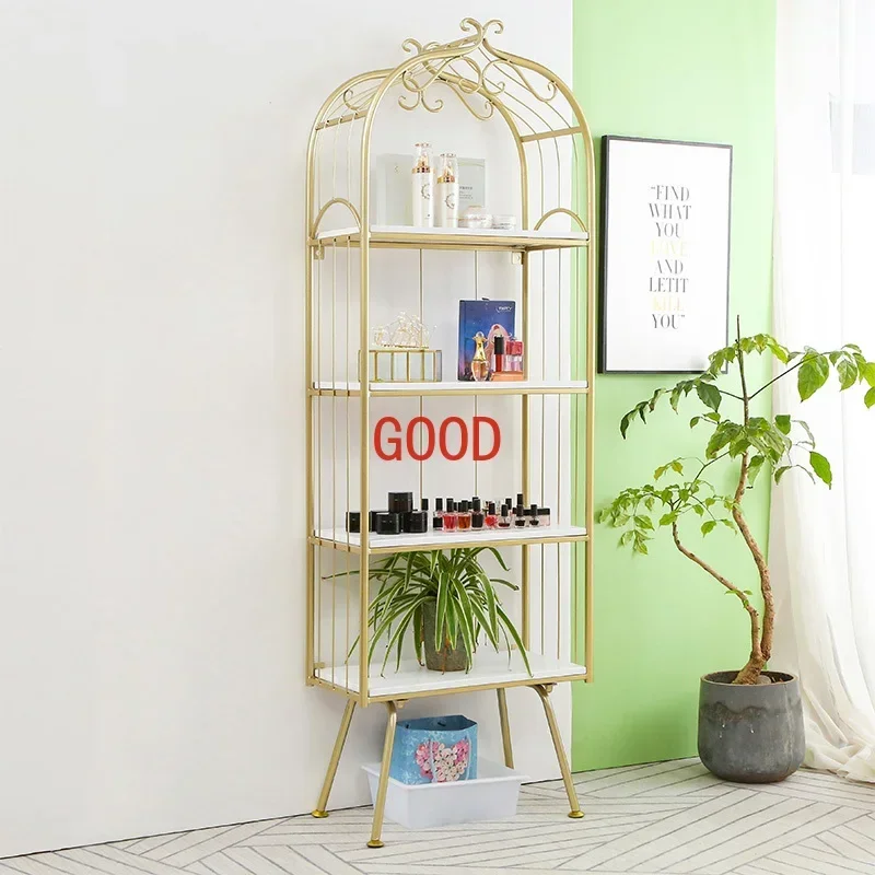 Nordic shelf landing multi-storey bookshelf heightening partition shelf bedroom storage shelf decoration storage rack