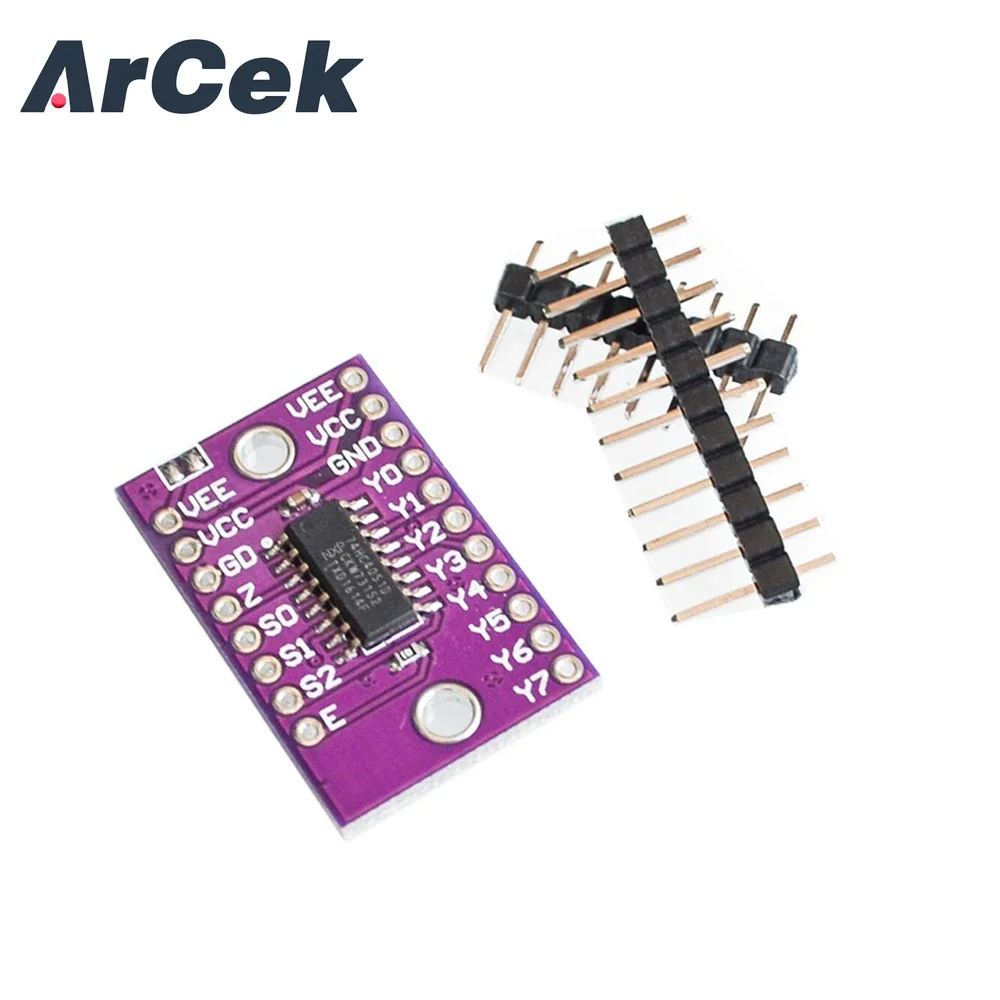 74HC4051 CD4051 Single 8-channel Digitally Controlled Electronic Switch Multiplexers