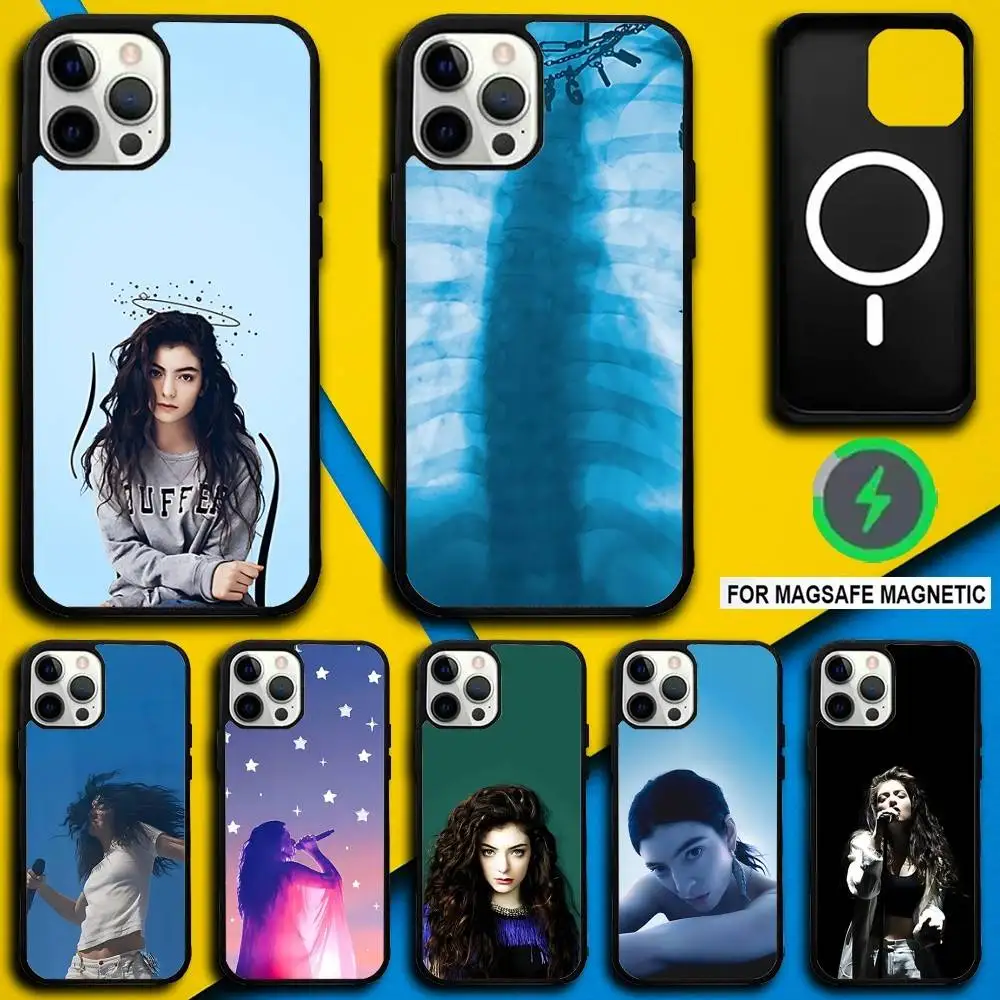 

Singer L-Lorde Virgin Phone Case For iPhone 17,16,15,14,13,12,11,Pro,Max,Plus,Mini,SE4,E Magnetic Magsafe Wireless Charging