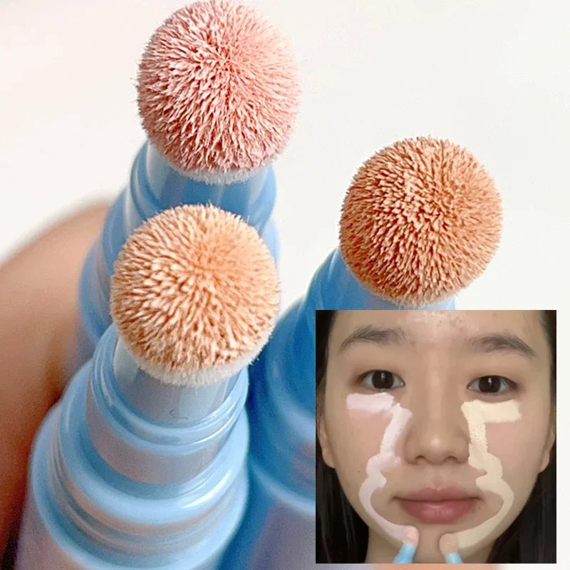 Facial Concealer Sponge Head Matte Liquid Foundation Makeup Oil Control Long Lasting Waterproof Brightend Foundation Cosmetics