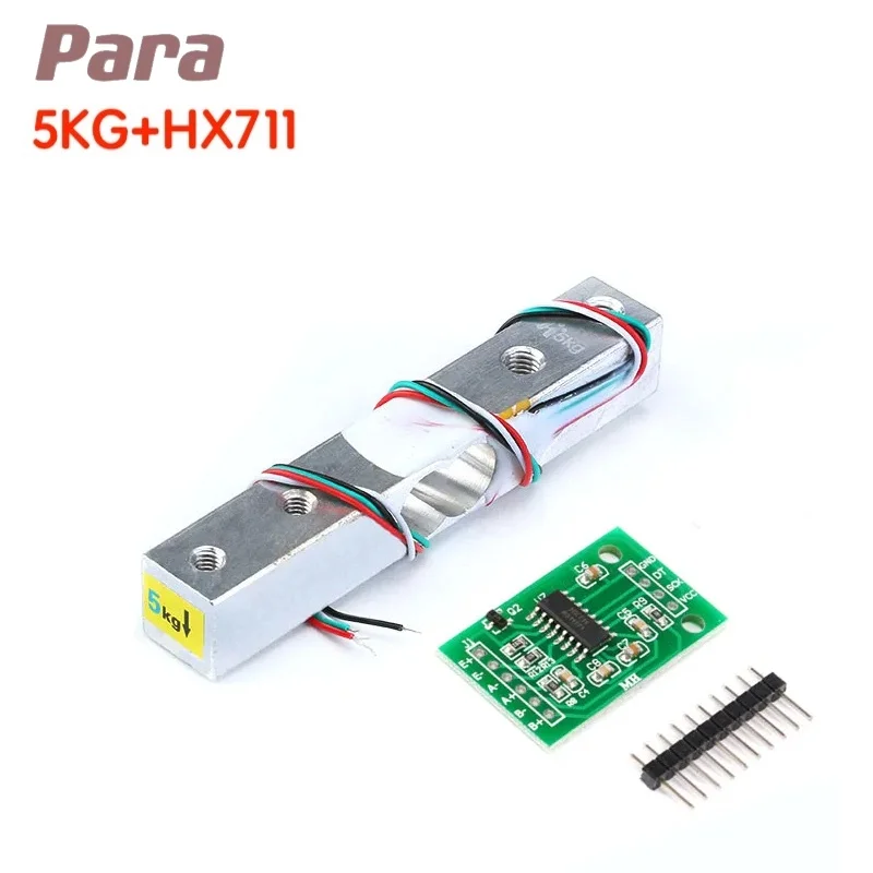 Load Cell Weight Sensor 1KG 5KG 10KG 20KG HX711 Module Electronic Scale Aluminum Alloy Weighing Pressure Sensor