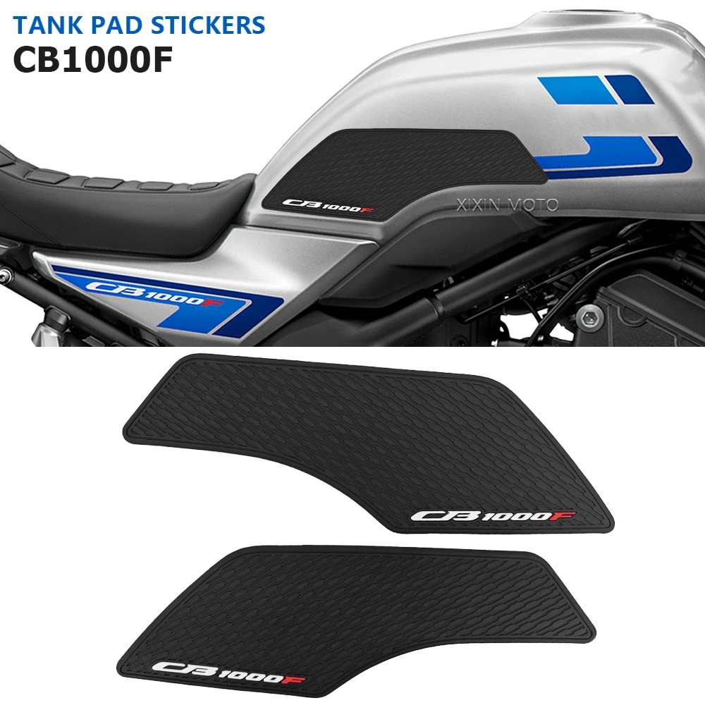 

Для Honda CB1000F CB1000F SE 2026 2025: Водонепроницаемые резиновые противоскользящие накладки на бак мотоцикла, боковые наклейки на топливный бак