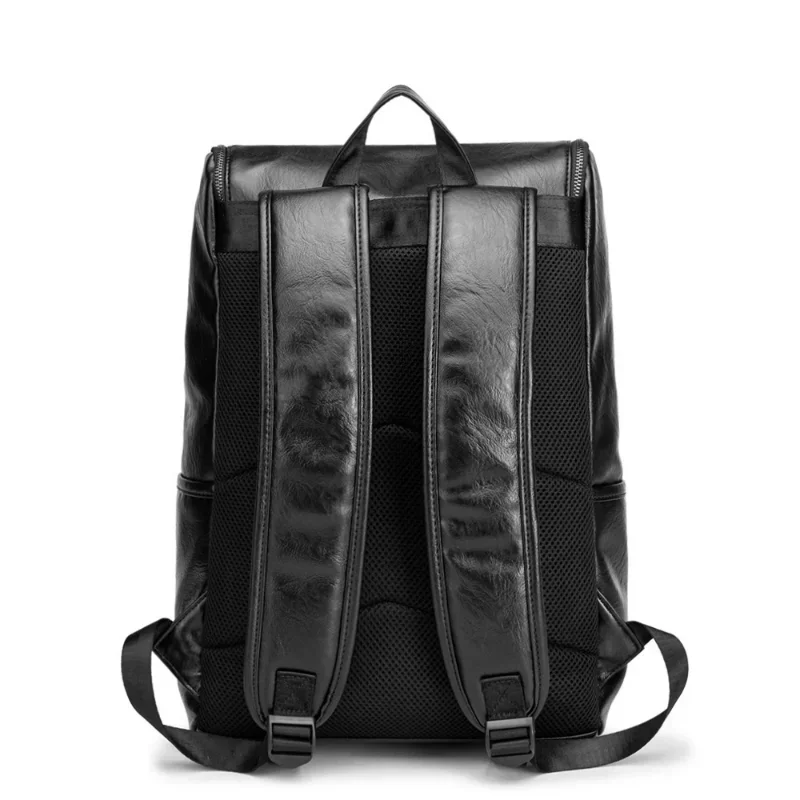 Simple Design Solid Backpack Men Outdoor Waterproof Travel Bag Men\'s Backpack Casual Student Schoolbag Bag Trendy Back Pack Bag