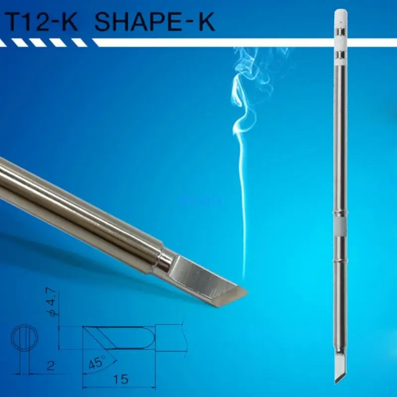 E15A Replacement T12 Soldering Tip for Fx951/Fx9501 for Circuit Repair DIY Benches Work