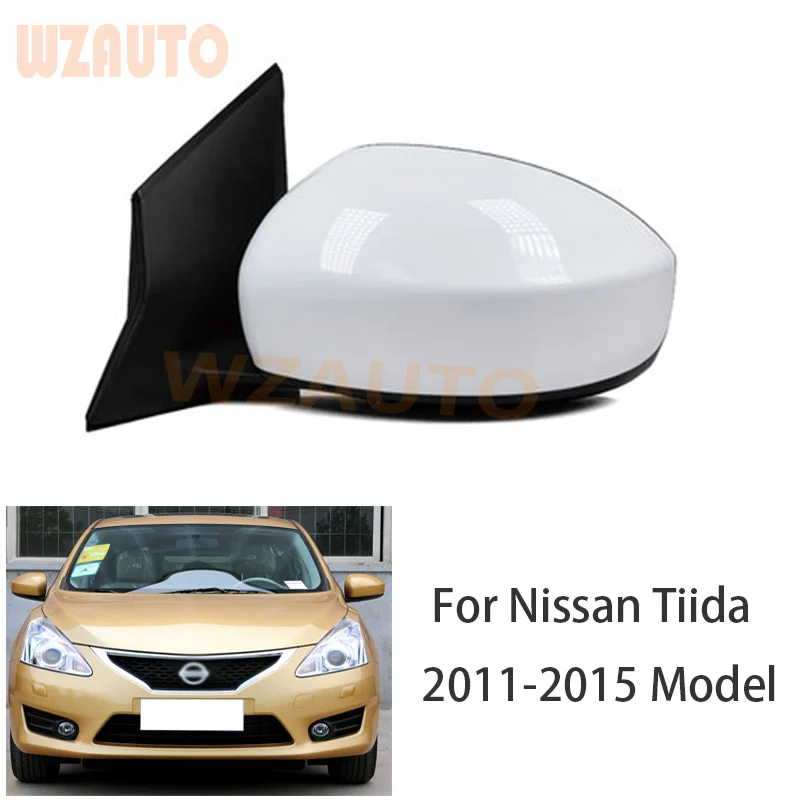 

Auto Door Wing Side Rearview Mirror Assembly For Nissan Tiida 2011 2012 2013 2014 2015 3PINS 5PINS