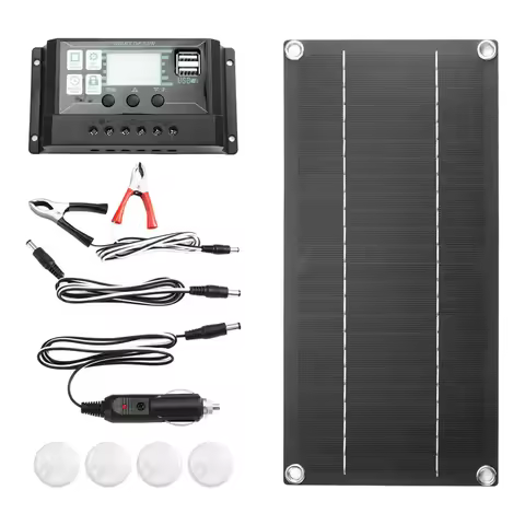 24-Hour Delivery 12W Monocrystalline Solar Panel Kit Outdoor Solar Panel For Outdoor Caravan Caravans